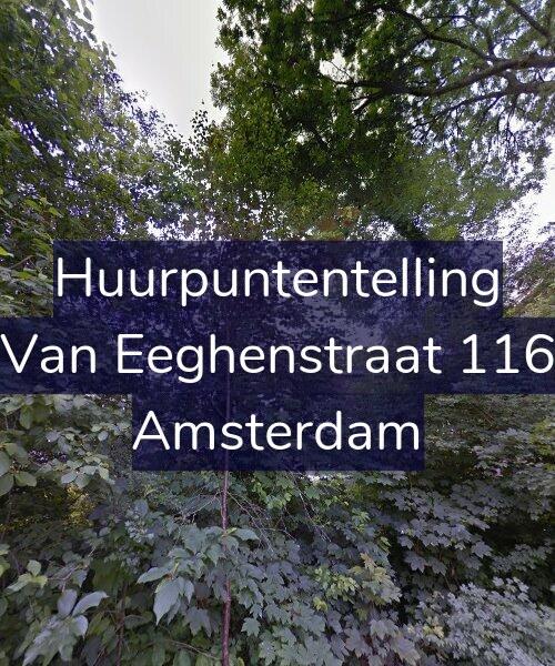 Foto gevel Huurpuntentelling voor Van Eeghenstraat 116, Amsterdam