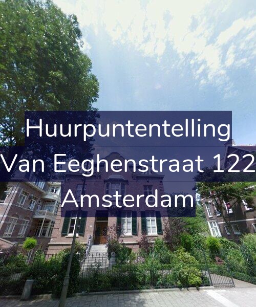 Foto gevel Huurpuntentelling voor Van Eeghenstraat 122, Amsterdam