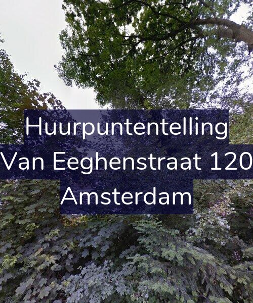 Foto gevel Huurpuntentelling voor Van Eeghenstraat 120, Amsterdam