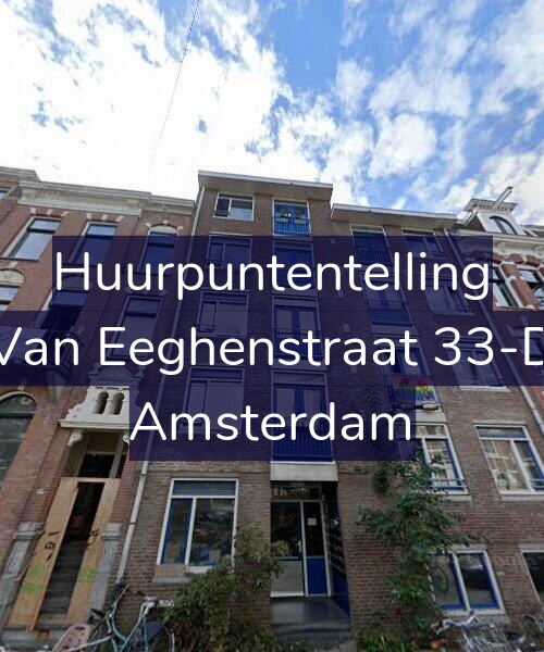 Foto gevel Huurpuntentelling voor Van Eeghenstraat 33-D, Amsterdam