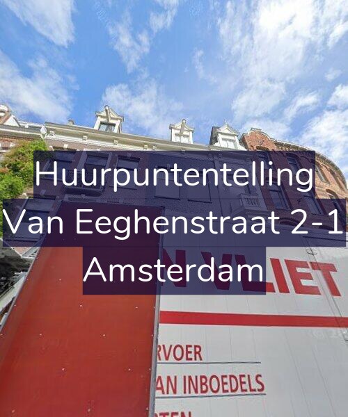 Foto gevel Huurpuntentelling voor Van Eeghenstraat 2-1, Amsterdam