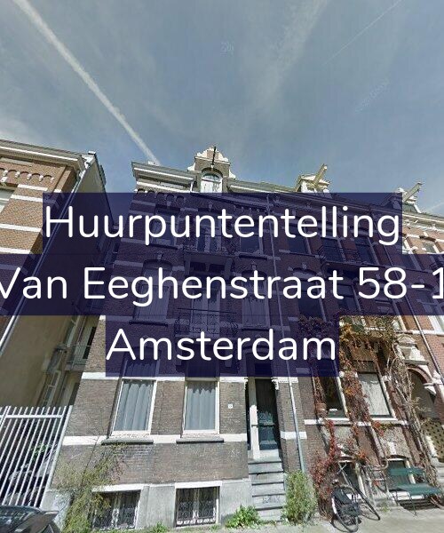 Foto gevel Huurpuntentelling voor Van Eeghenstraat 58-1, Amsterdam