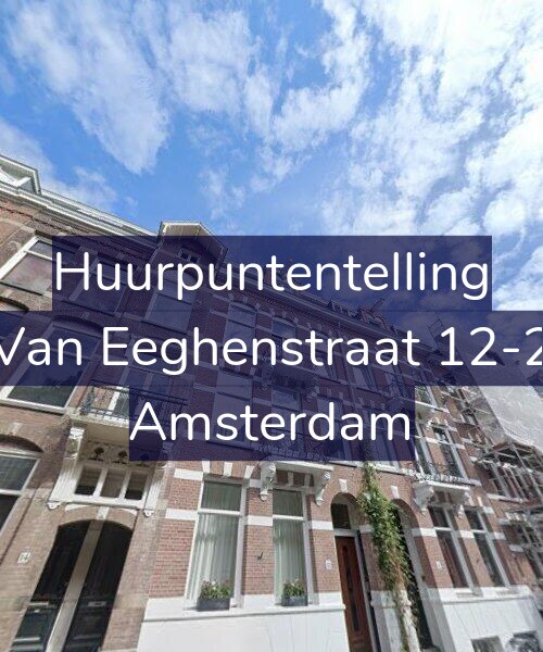 Foto gevel Huurpuntentelling voor Van Eeghenstraat 12-2, Amsterdam
