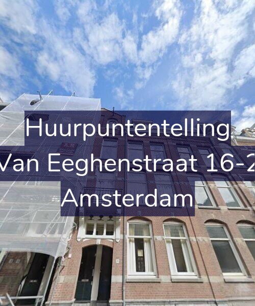 Foto gevel Huurpuntentelling voor Van Eeghenstraat 16-2, Amsterdam