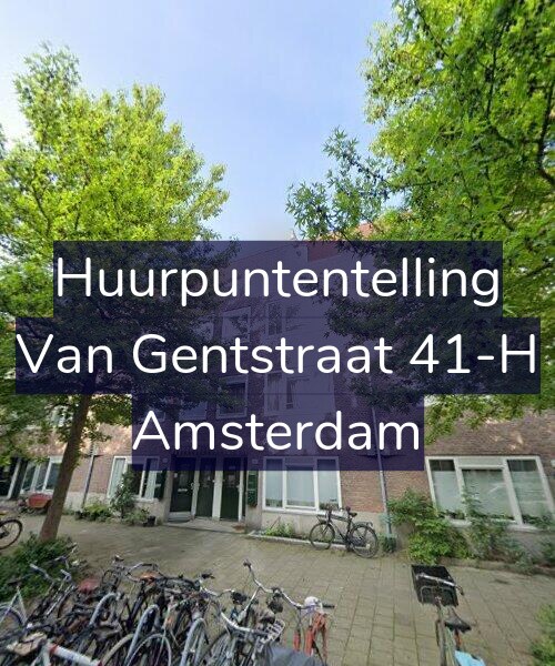 Foto gevel Huurpuntentelling voor Van Gentstraat 41-H, Amsterdam