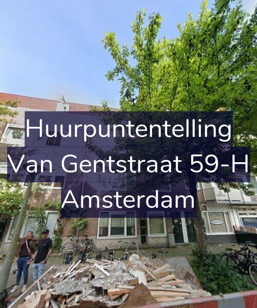 Foto gevel Huurpuntentelling voor Van Gentstraat 59-H, Amsterdam