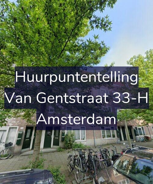 Foto gevel Huurpuntentelling voor Van Gentstraat 33-H, Amsterdam
