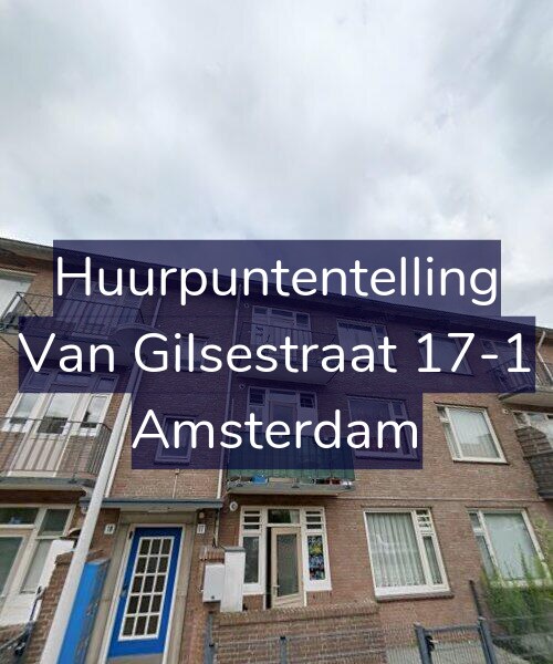Foto gevel Huurpuntentelling voor Van Gilsestraat 17-1, Amsterdam