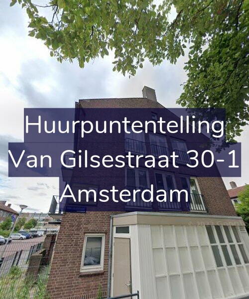 Foto gevel Huurpuntentelling voor Van Gilsestraat 30-1, Amsterdam