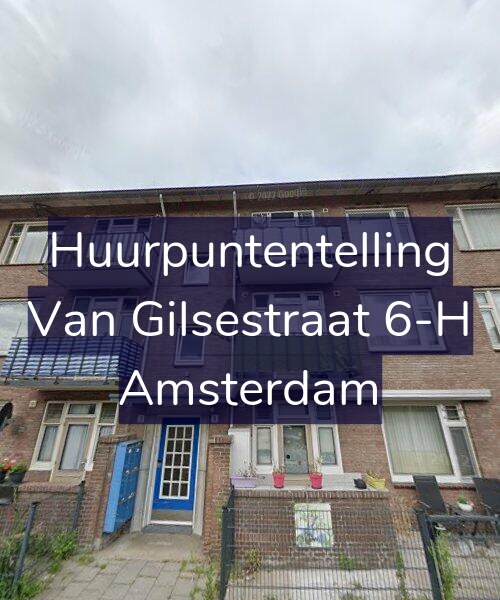 Foto gevel Huurpuntentelling voor Van Gilsestraat 6-H, Amsterdam