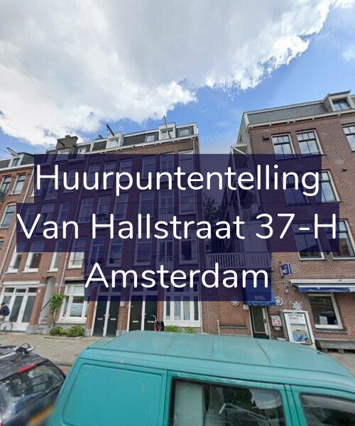 Foto gevel Huurpuntentelling voor Van Hallstraat 37-H, Amsterdam