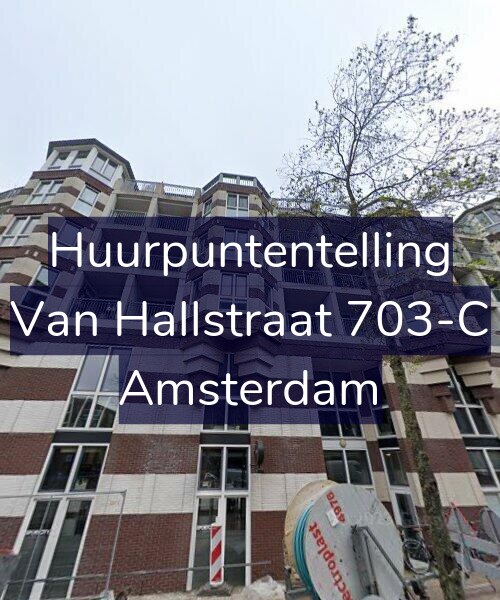 Foto gevel Huurpuntentelling voor Van Hallstraat 703-C, Amsterdam