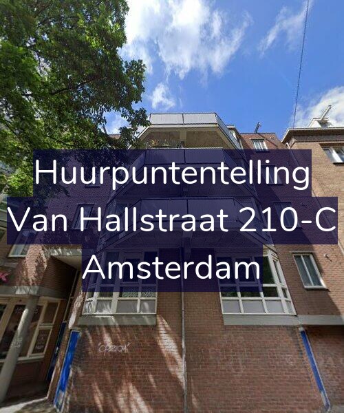 Foto gevel Huurpuntentelling voor Van Hallstraat 210-C, Amsterdam