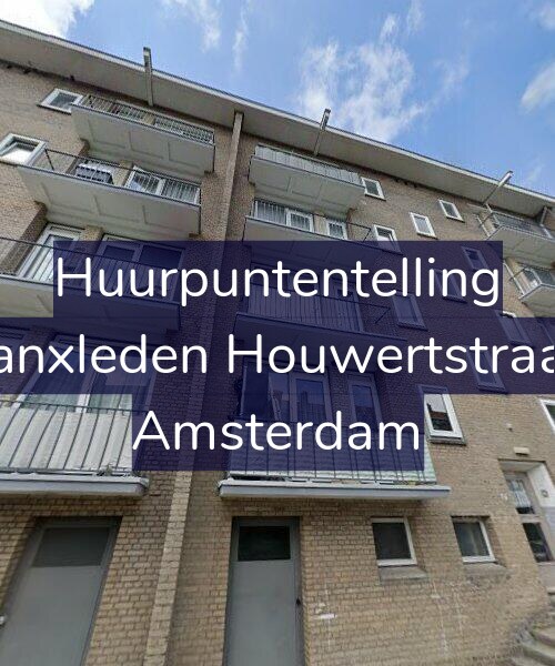 Foto gevel Huurpuntentelling voor Van Hanxleden Houwertstraat 17-1, Amsterdam