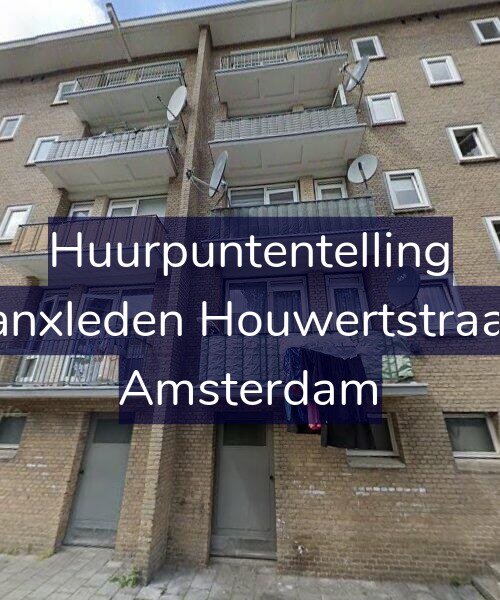Foto gevel Huurpuntentelling voor Van Hanxleden Houwertstraat 25-H, Amsterdam