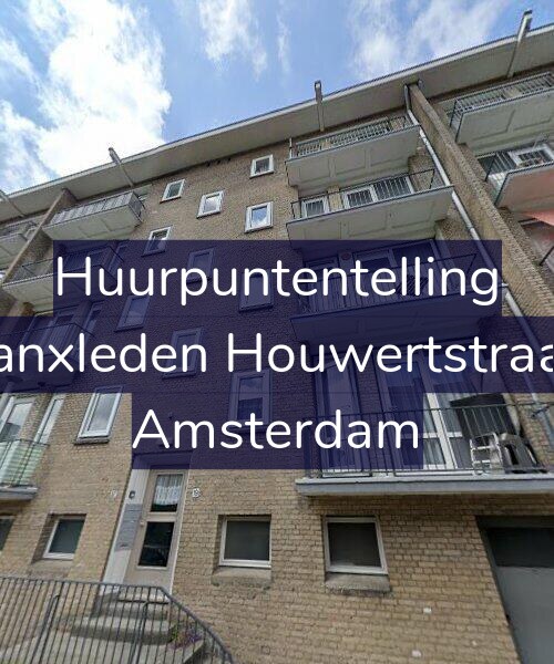Foto gevel Huurpuntentelling voor Van Hanxleden Houwertstraat 19-1, Amsterdam