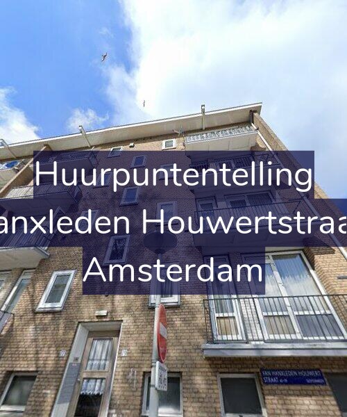 Foto gevel Huurpuntentelling voor Van Hanxleden Houwertstraat 79-2, Amsterdam