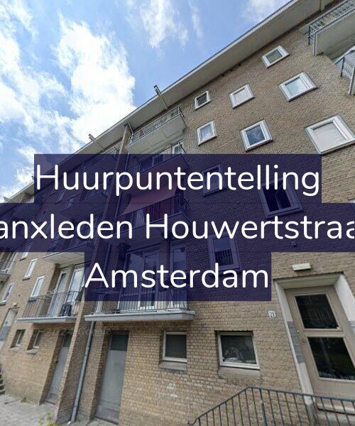 Foto gevel Huurpuntentelling voor Van Hanxleden Houwertstraat 21-1, Amsterdam