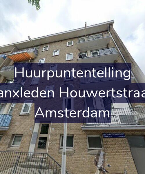 Foto gevel Huurpuntentelling voor Van Hanxleden Houwertstraat 53-1, Amsterdam