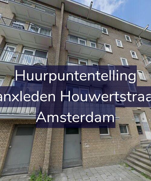 Foto gevel Huurpuntentelling voor Van Hanxleden Houwertstraat 17-H, Amsterdam