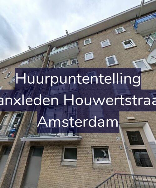 Foto gevel Huurpuntentelling voor Van Hanxleden Houwertstraat 47-1, Amsterdam