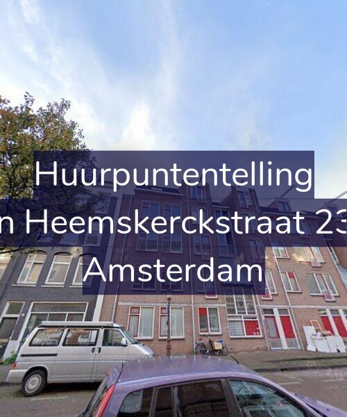 Foto gevel Huurpuntentelling voor Van Heemskerckstraat 23-A, Amsterdam