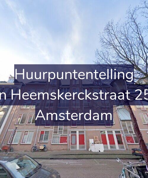 Foto gevel Huurpuntentelling voor Van Heemskerckstraat 25-C, Amsterdam