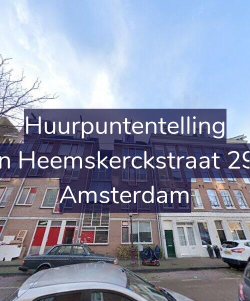 Foto gevel Huurpuntentelling voor Van Heemskerckstraat 29-B, Amsterdam