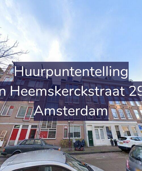 Foto gevel Huurpuntentelling voor Van Heemskerckstraat 29-A, Amsterdam