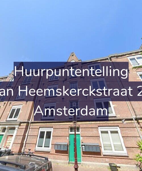 Foto gevel Huurpuntentelling voor Van Heemskerckstraat 28, Amsterdam