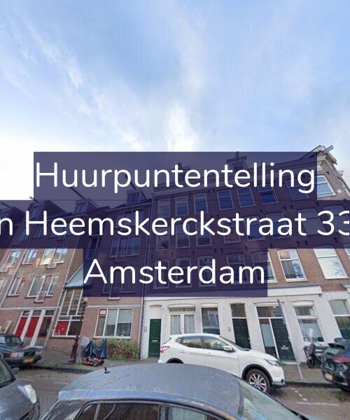Foto gevel Huurpuntentelling voor Van Heemskerckstraat 33-H, Amsterdam