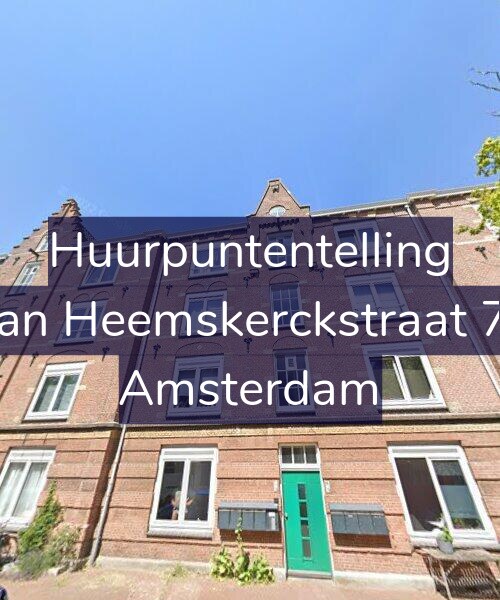 Foto gevel Huurpuntentelling voor Van Heemskerckstraat 72, Amsterdam