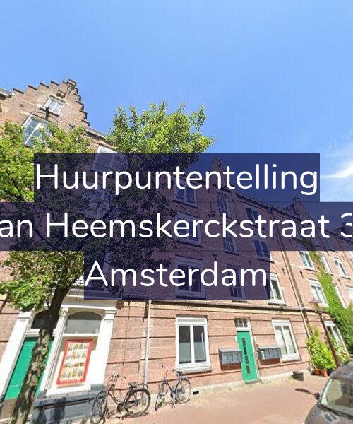 Foto gevel Huurpuntentelling voor Van Heemskerckstraat 38, Amsterdam