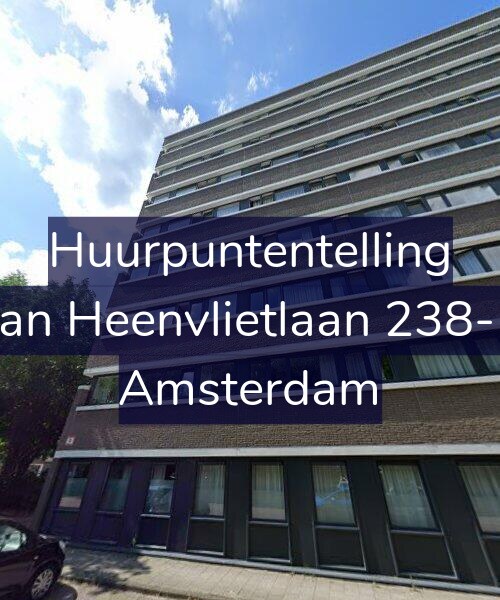 Foto gevel Huurpuntentelling voor Van Heenvlietlaan 238-M, Amsterdam