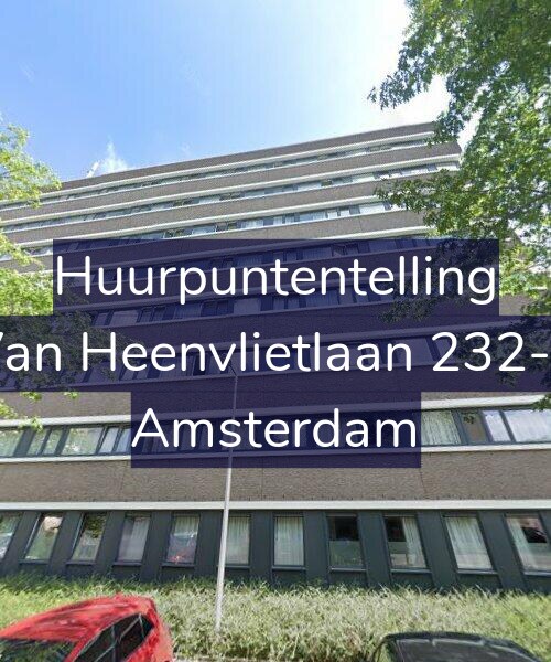 Foto gevel Huurpuntentelling voor Van Heenvlietlaan 232-K, Amsterdam