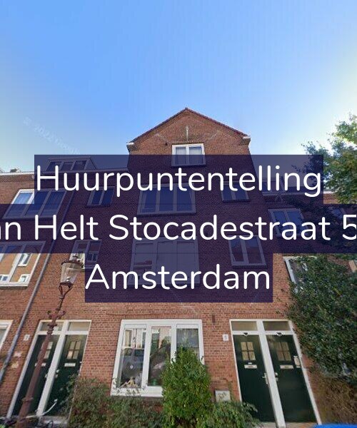 Foto gevel Huurpuntentelling voor Van Helt Stocadestraat 5-2, Amsterdam