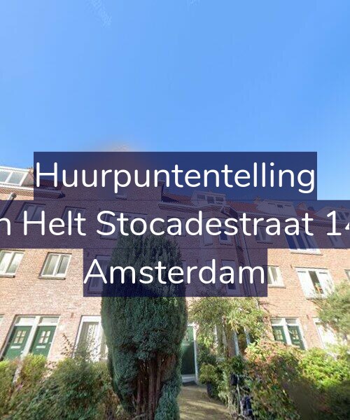 Foto gevel Huurpuntentelling voor Van Helt Stocadestraat 14-2, Amsterdam