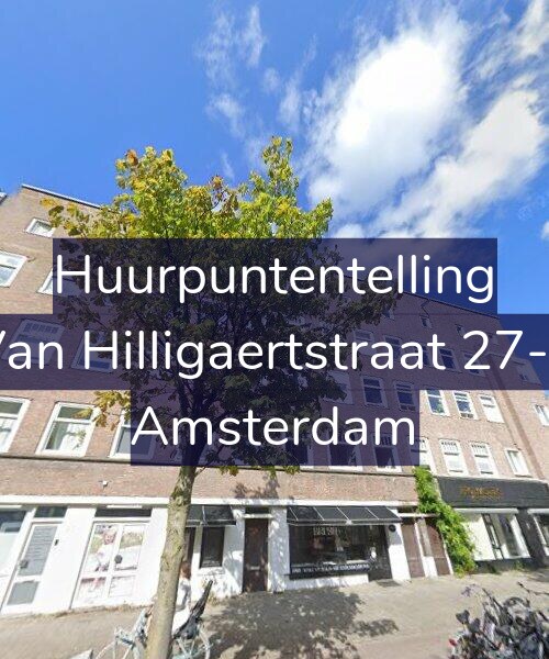 Foto gevel Huurpuntentelling voor Van Hilligaertstraat 27-3, Amsterdam