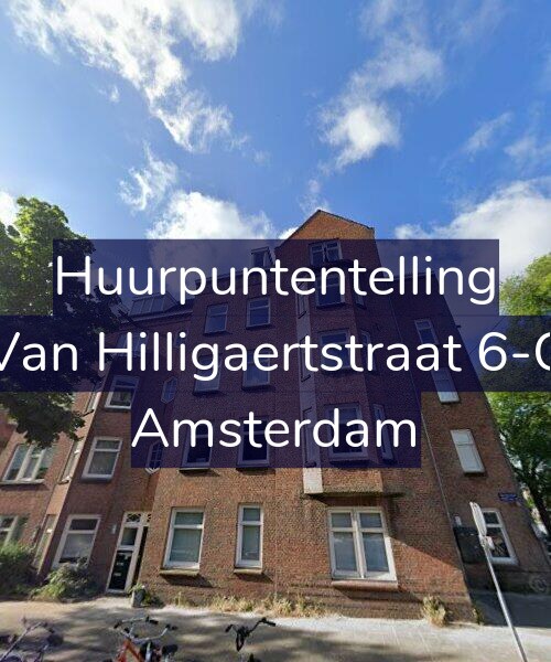 Foto gevel Huurpuntentelling voor Van Hilligaertstraat 6-C, Amsterdam