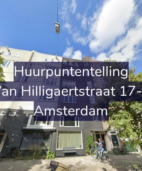 Foto gevel Huurpuntentelling voor Van Hilligaertstraat 17-1, Amsterdam