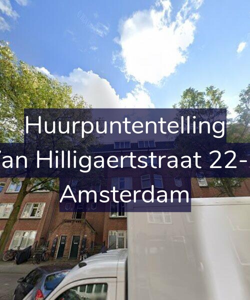 Foto gevel Huurpuntentelling voor Van Hilligaertstraat 22-A, Amsterdam