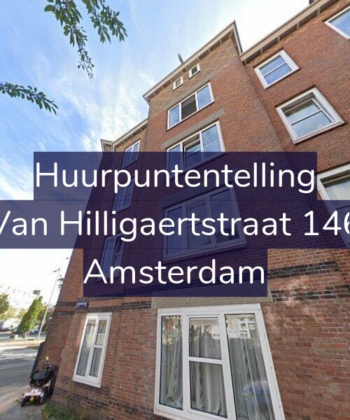 Foto gevel Huurpuntentelling voor Van Hilligaertstraat 146, Amsterdam