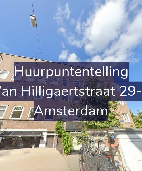 Foto gevel Huurpuntentelling voor Van Hilligaertstraat 29-3, Amsterdam