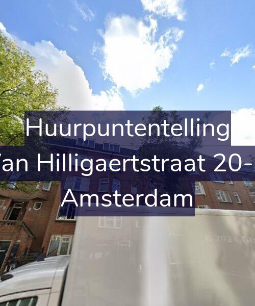 Foto gevel Huurpuntentelling voor Van Hilligaertstraat 20-A, Amsterdam