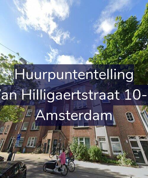 Foto gevel Huurpuntentelling voor Van Hilligaertstraat 10-C, Amsterdam