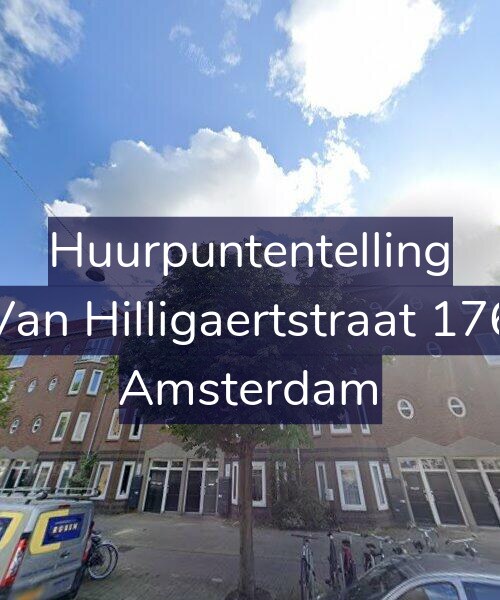 Foto gevel Huurpuntentelling voor Van Hilligaertstraat 176, Amsterdam