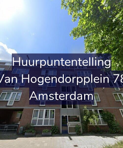Foto gevel Huurpuntentelling voor Van Hogendorpplein 78, Amsterdam