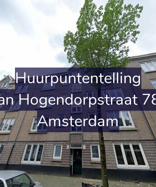 Foto gevel Huurpuntentelling voor Van Hogendorpstraat 783, Amsterdam