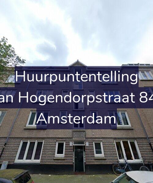 Foto gevel Huurpuntentelling voor Van Hogendorpstraat 843, Amsterdam
