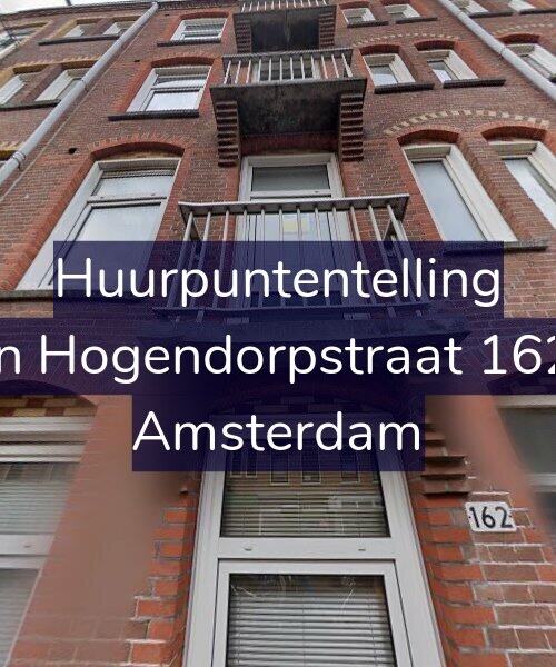 Foto gevel Huurpuntentelling voor Van Hogendorpstraat 162-1, Amsterdam